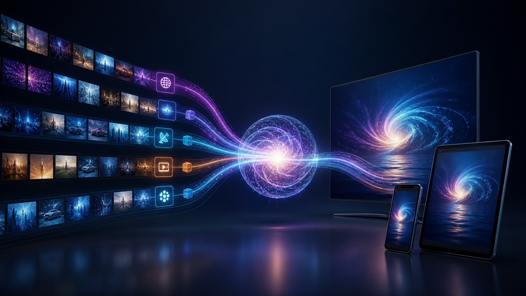 Streaming catalogs converging into one personalized entertainment experience across connected devices